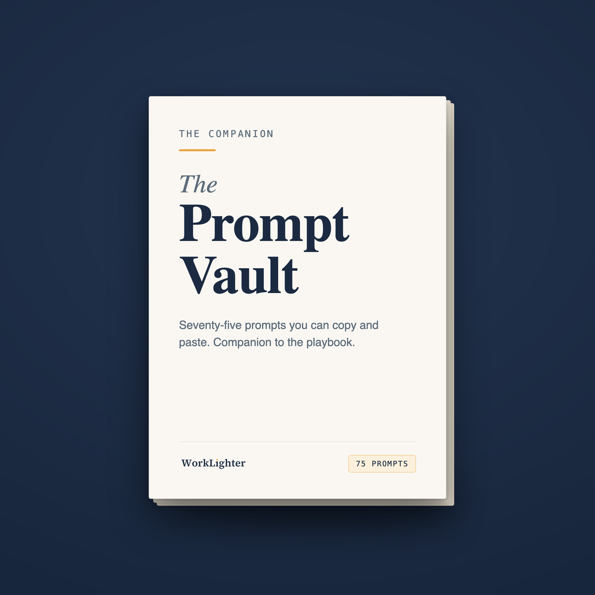 The Prompt Vault